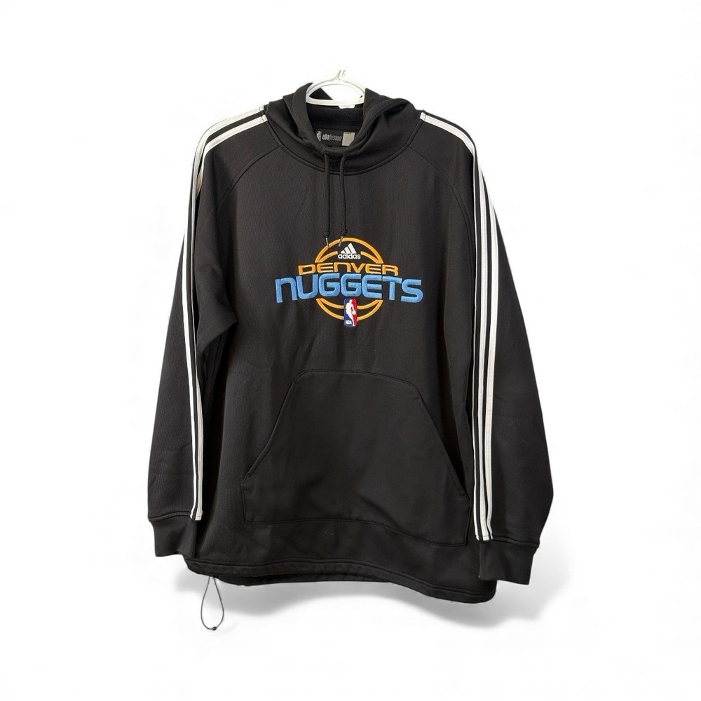 Adidas Denver Nuggets NBA Fusion Climawarm Black Hoodie Men